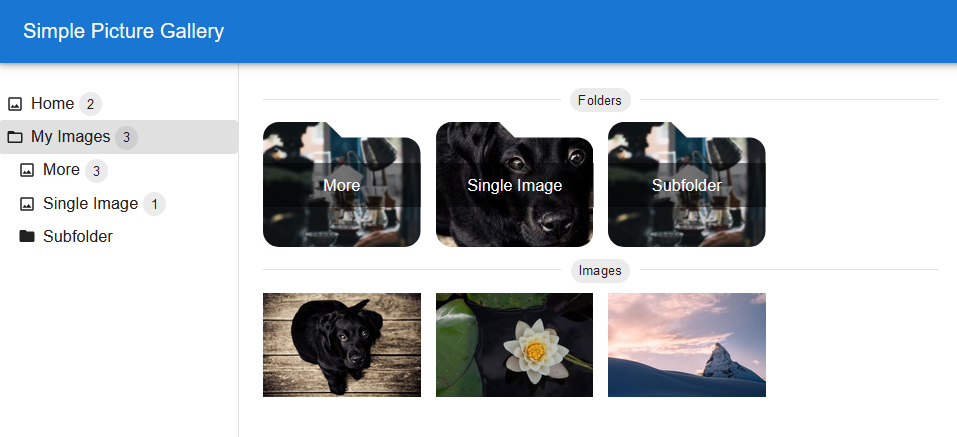 Simple Picture Gallery