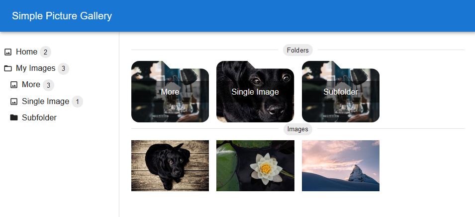 Simple Picture Gallery